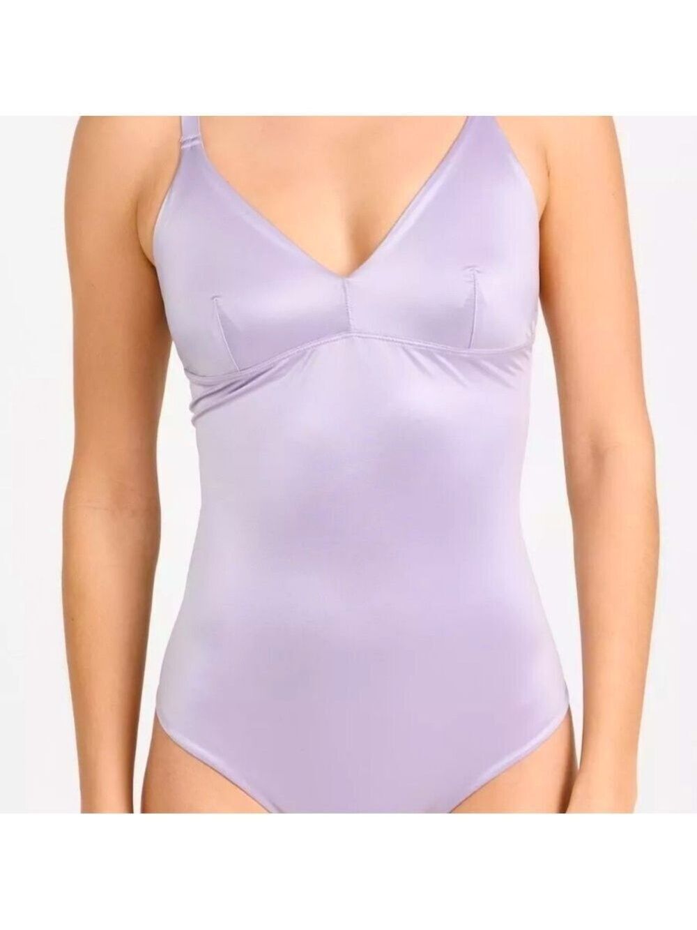 SPANX light Orchid thong bodysuit. NWT Size 3X